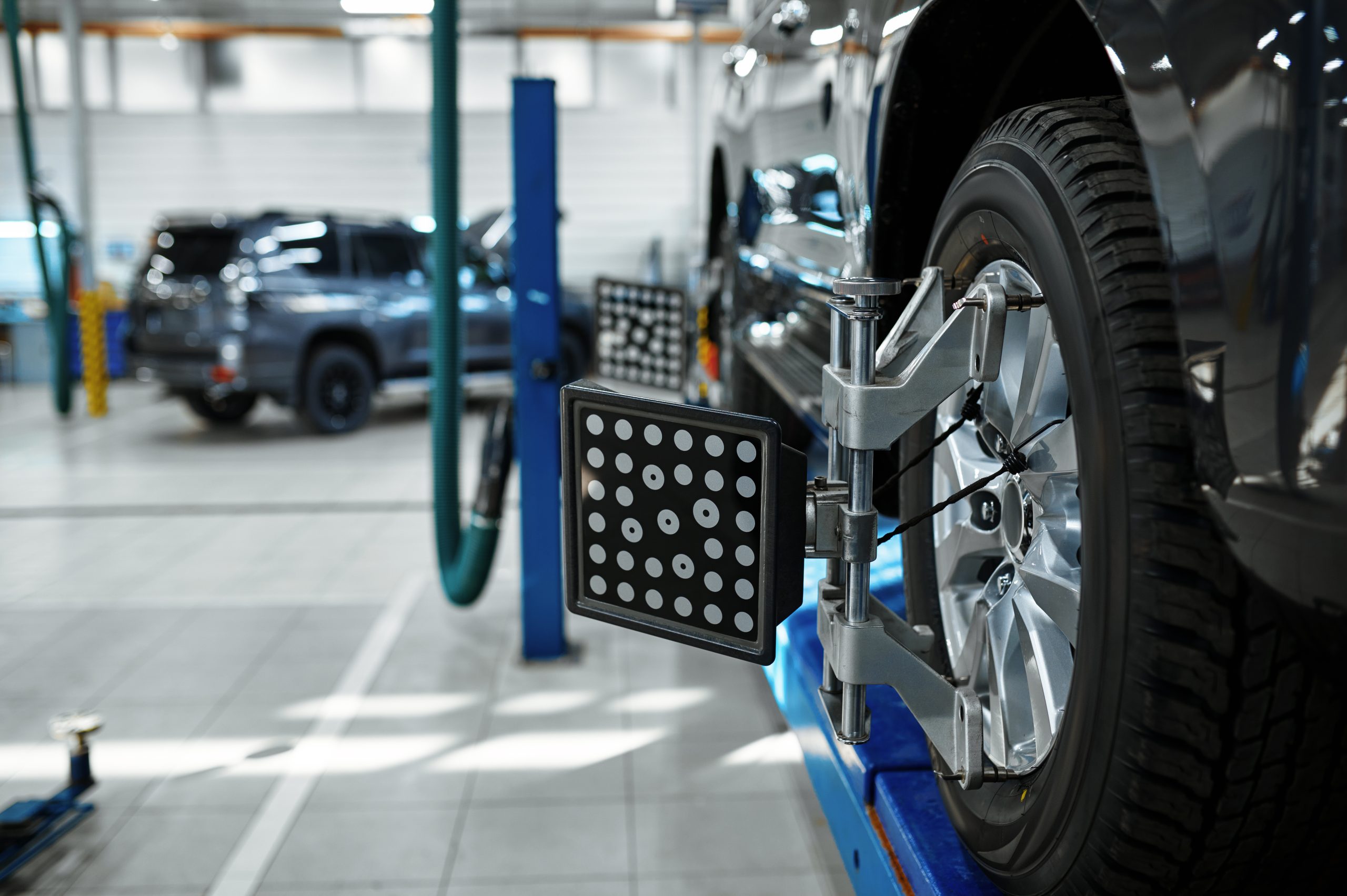 Nissan wheel balance, tire rotation and brake inspection near me — Valencia CA