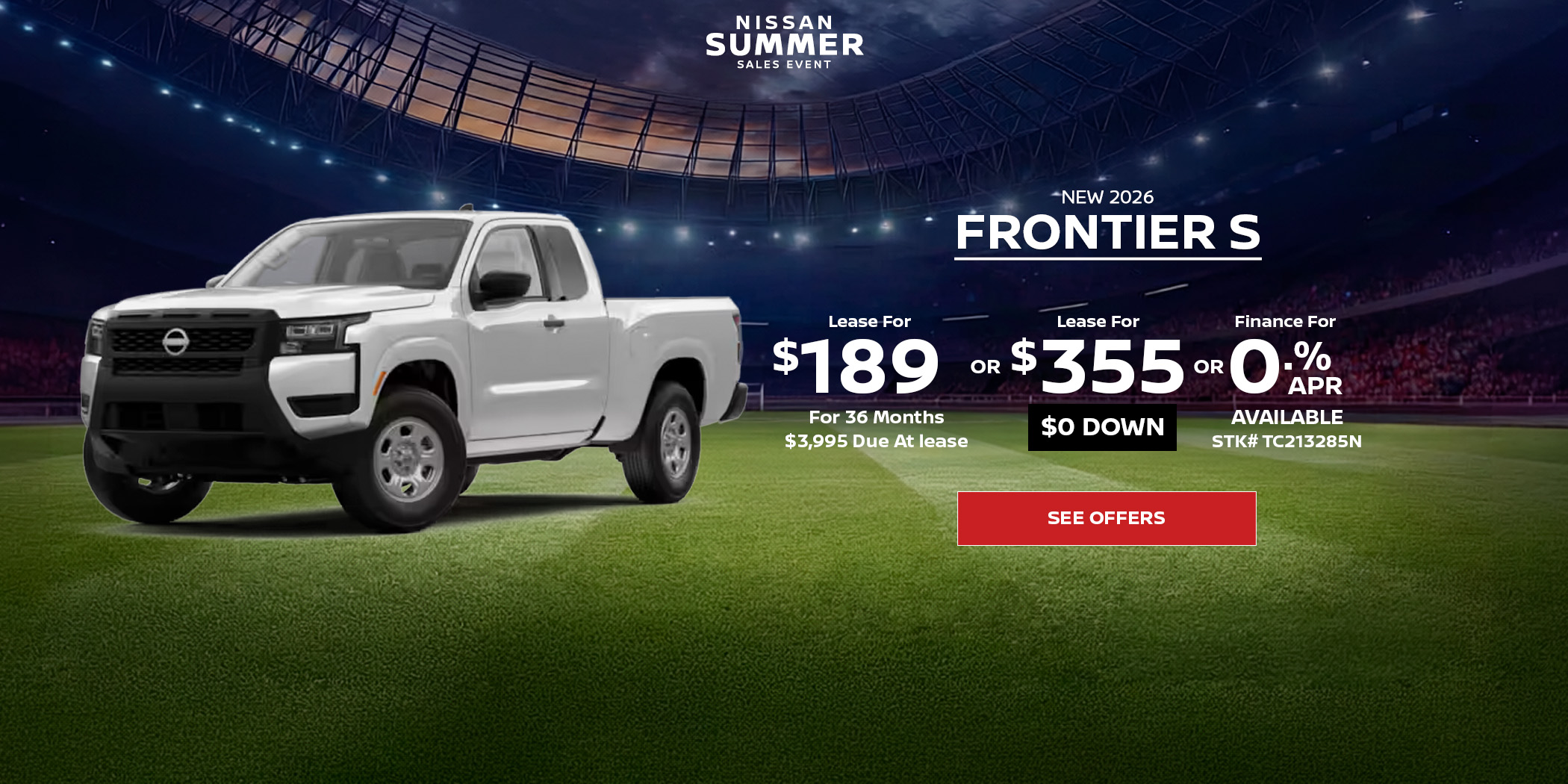 Nissan Frontier Lease Special