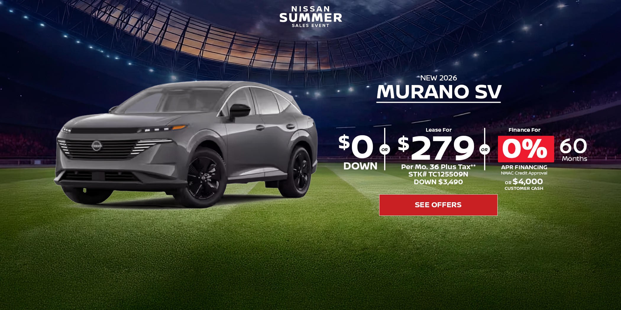 NEW NISSAN MURANO LEASE SPECIAL