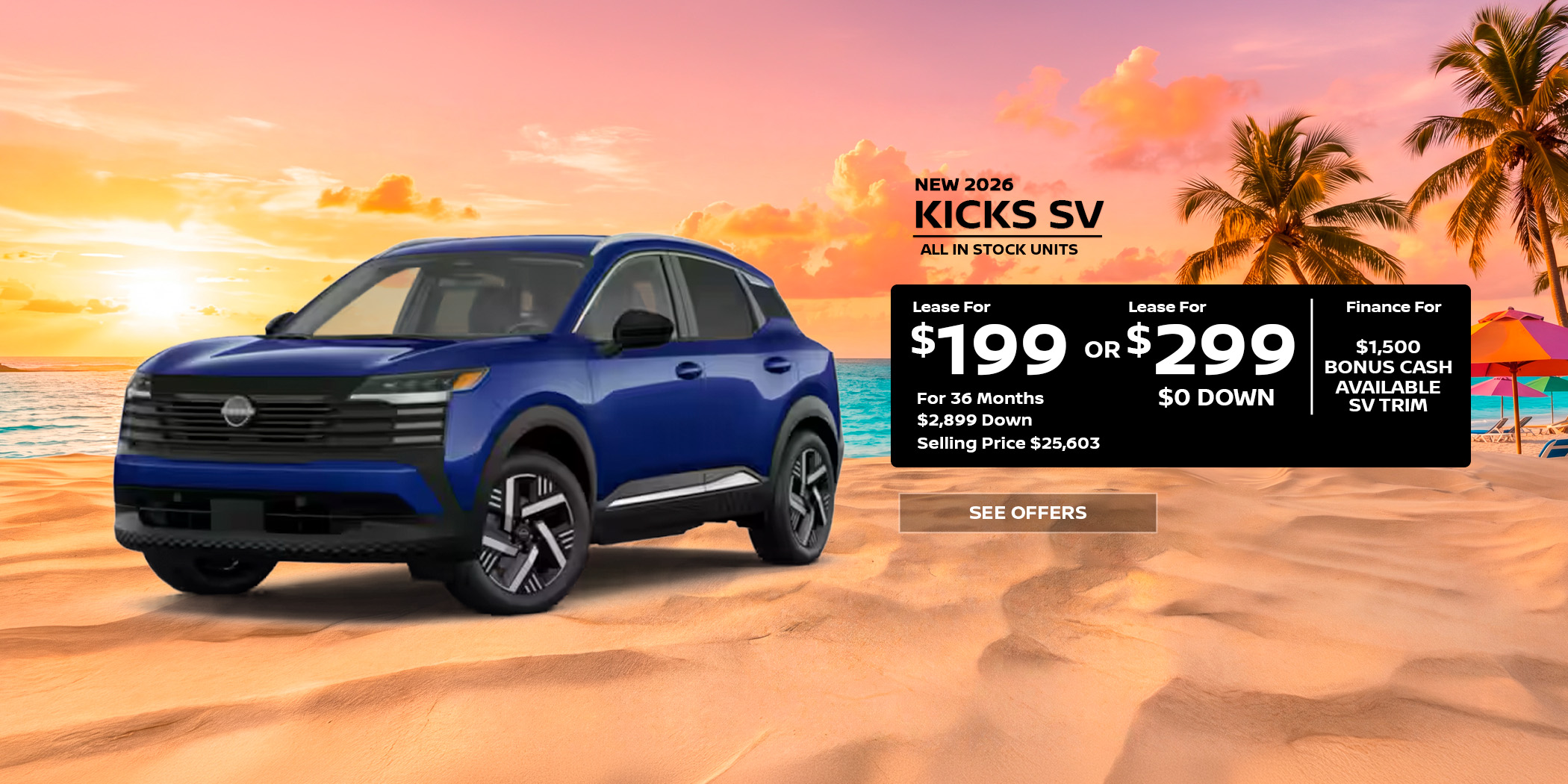 New Nissan Kicks SV Le Special