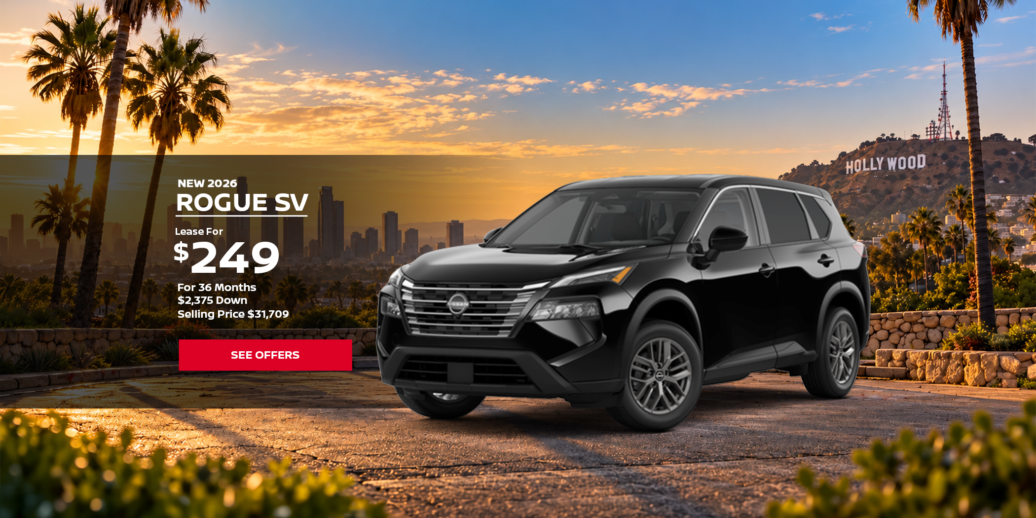 New Nissan Rogue lease Special