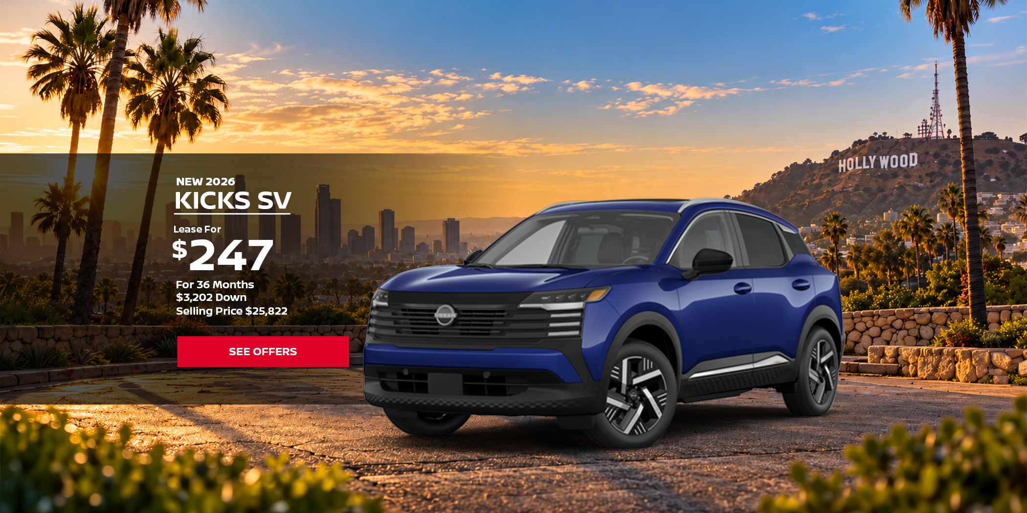 New Nissan kicks SV lease special