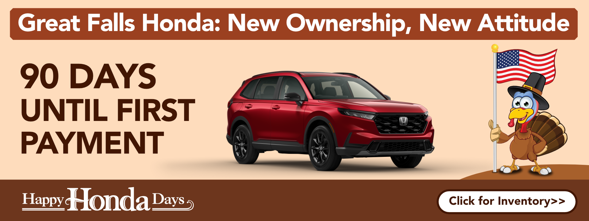 90 days until first payment