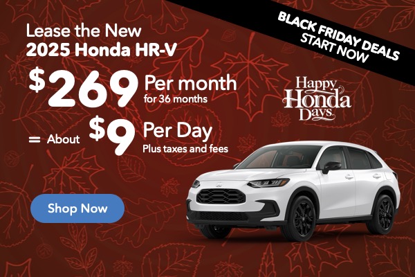 2025 HR-V Happy Honda Days offer