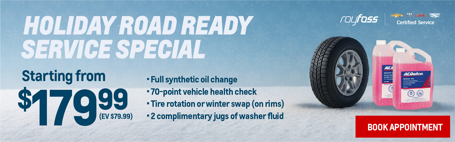 Holiday Road Ready Special - Certified Service Holiday Road Ready Special