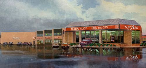 Classic photo of old Roy Foss Dealership
