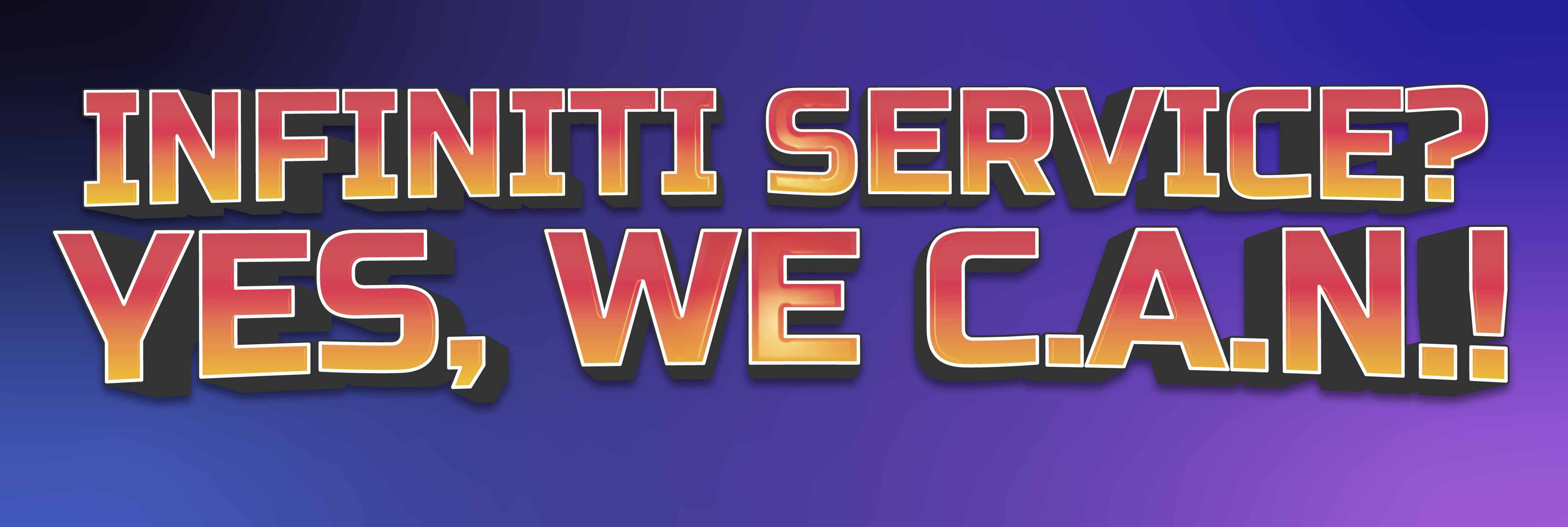 Infiniti Service Hero Banner