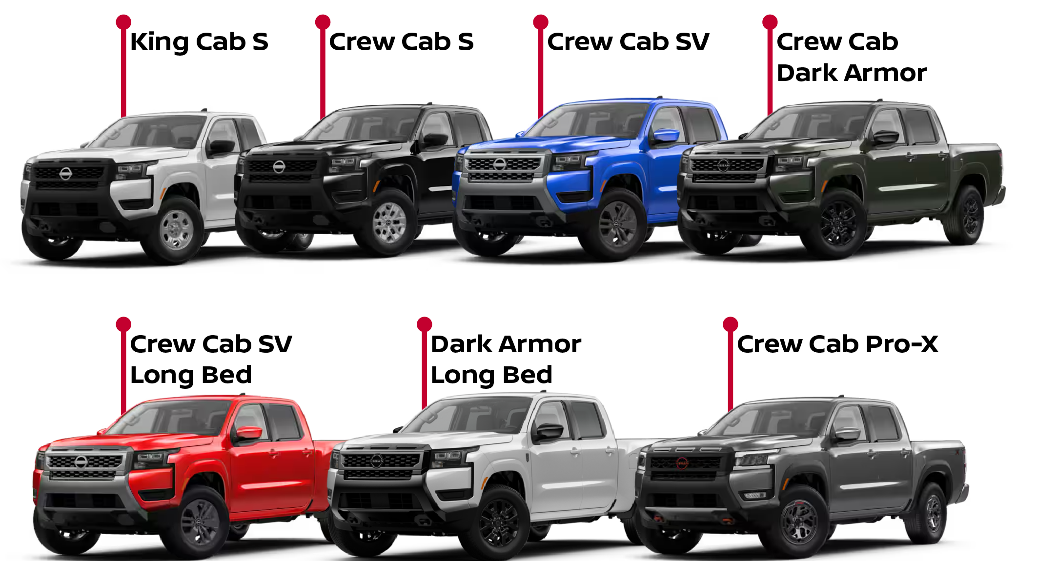 2026 Nissan Frontier trims