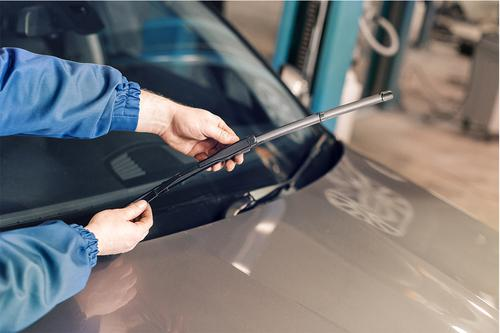 REPLACE FRONT WIPER BLADES