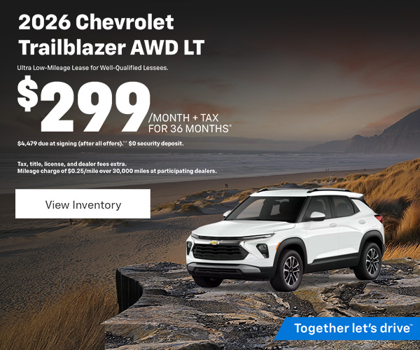 Trailblazer $299 Lease