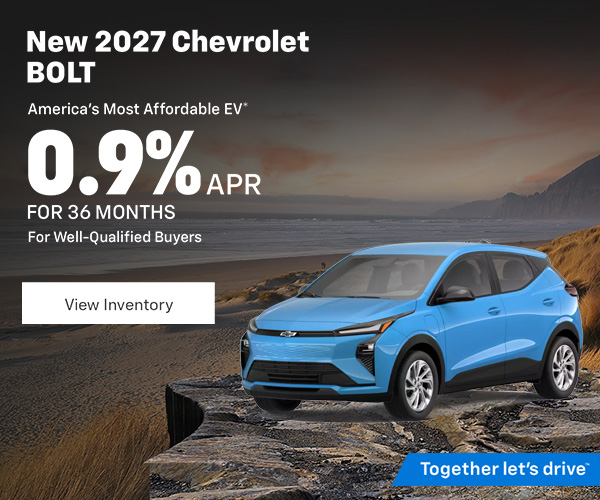 2027 Bolt 0.9% APR
