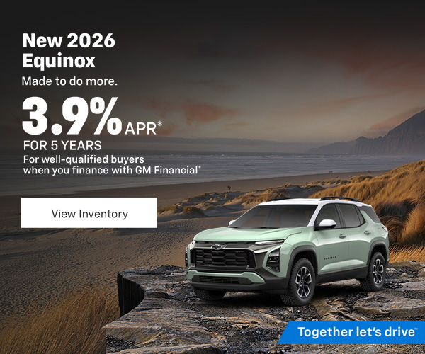 Equinox 3.9% APR for 5 Years