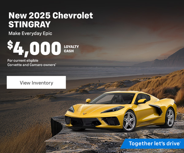 Corvette $4,000 Cash Allowance
