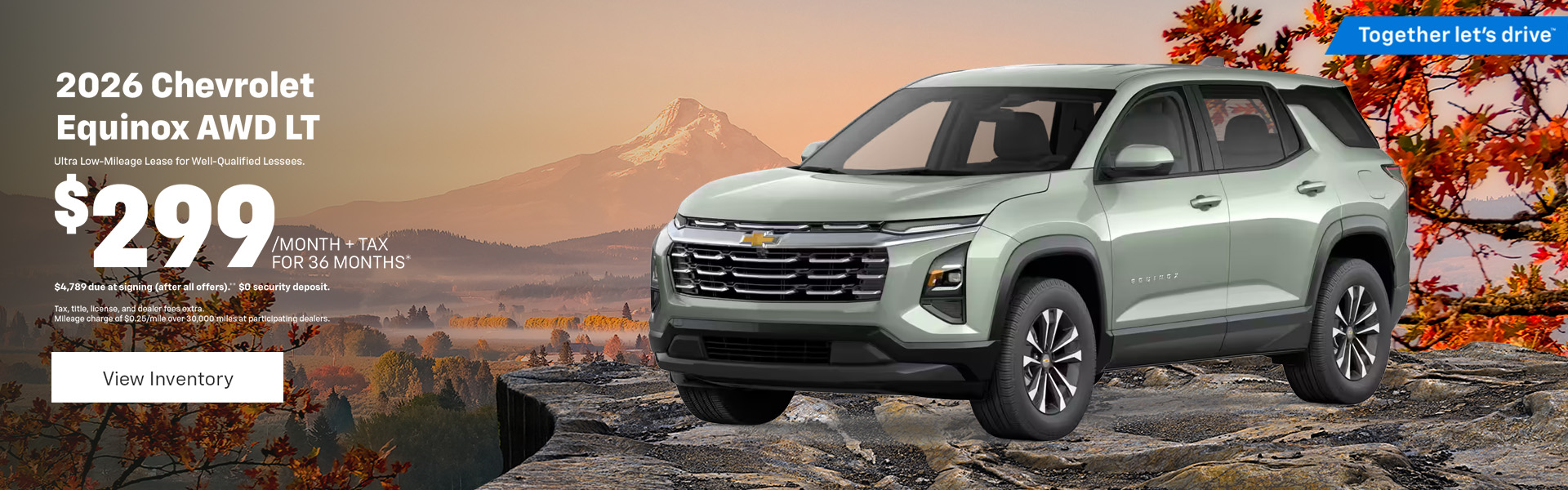 Equinox Lease $299
