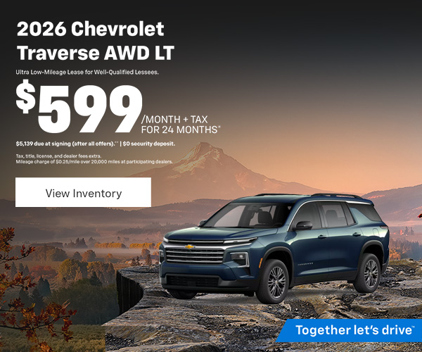 Traverse Lease $399