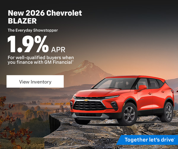 2026 Chevrolet Blazer Finance Offer | Northwest Chevy Dealers