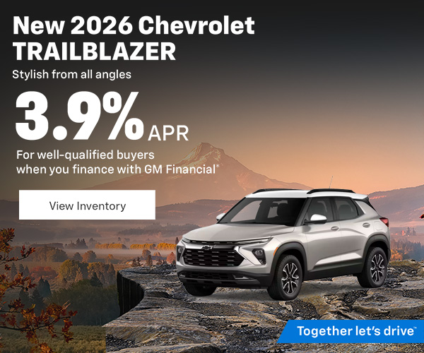 2026 Chevrolet Trailblazer Finance Offer | Northwest Chevy Dealers