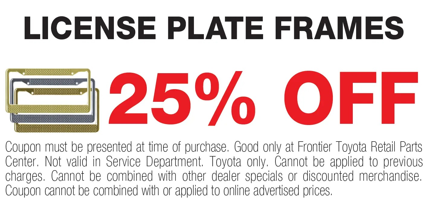  License Plate Frames