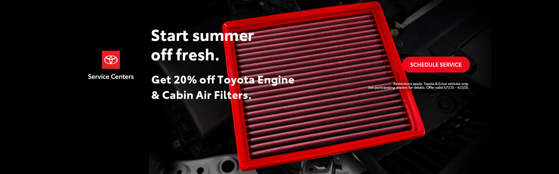 Toyota, Service, Filters