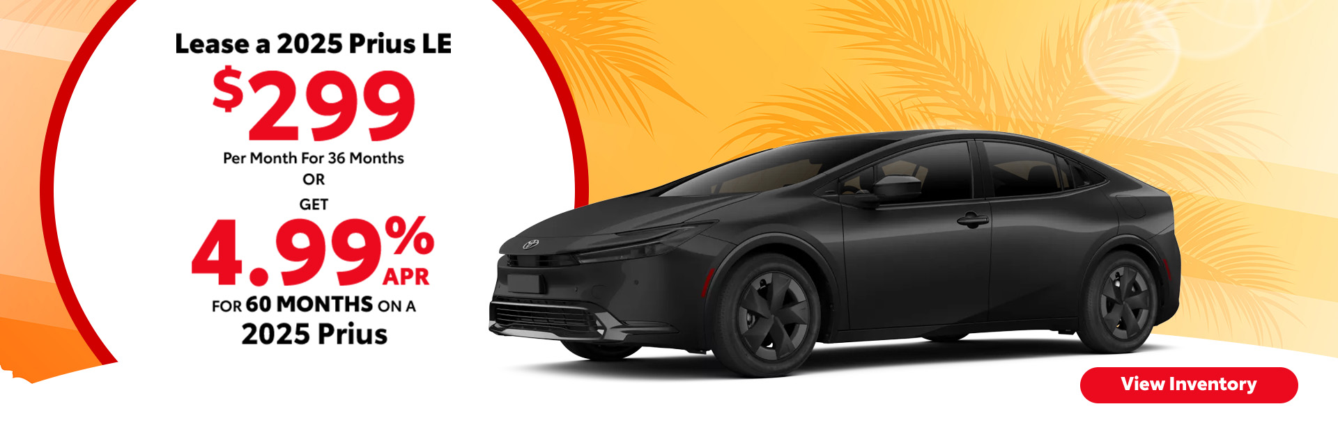 Attractive offers on a New Toyota Prius