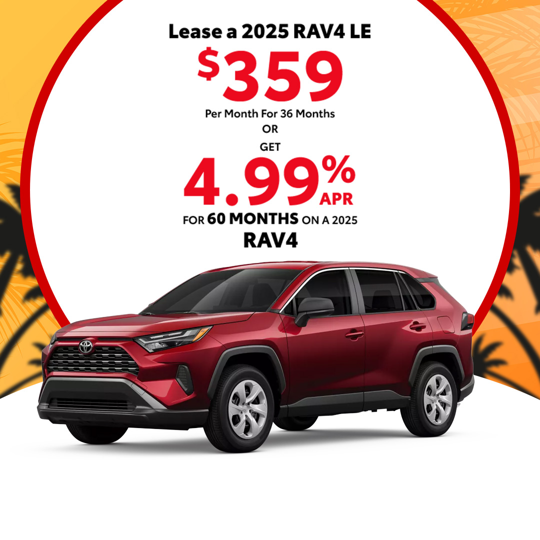 Attractive offers on a New Toyota RAV4