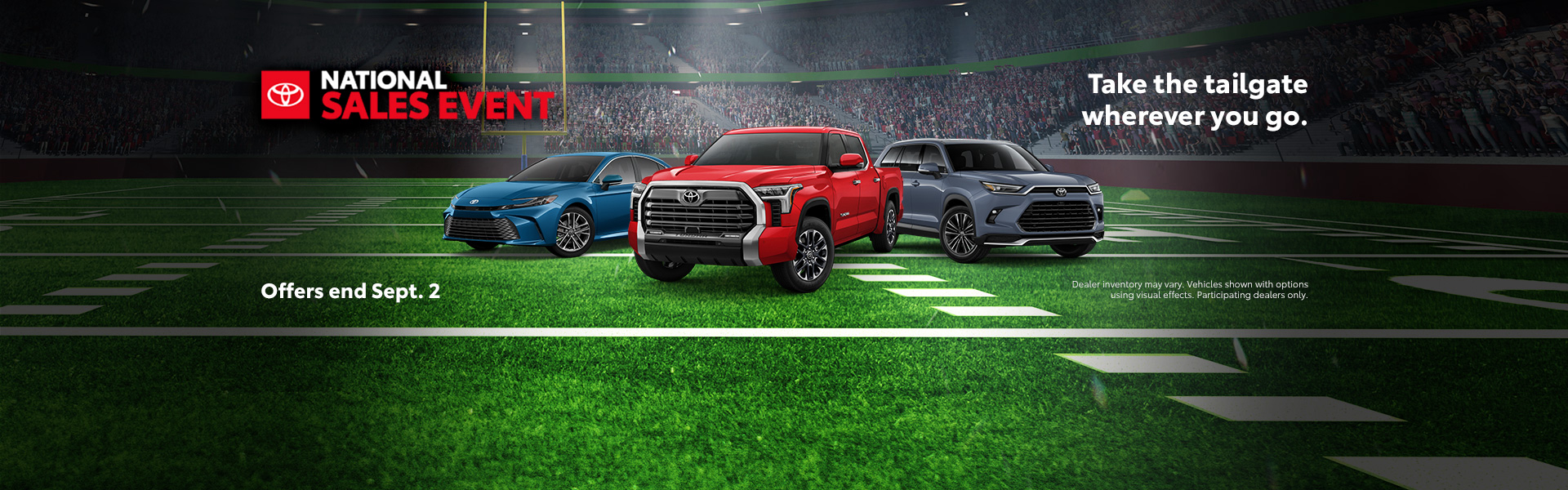 Toyota, National Sales Event