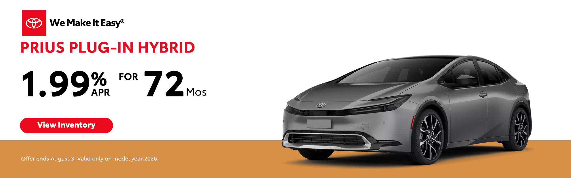 Attractive offers on a New Toyota Prius Hybrid Plug-in