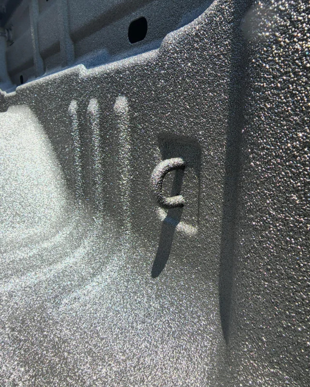 Spray-in bedliner texture