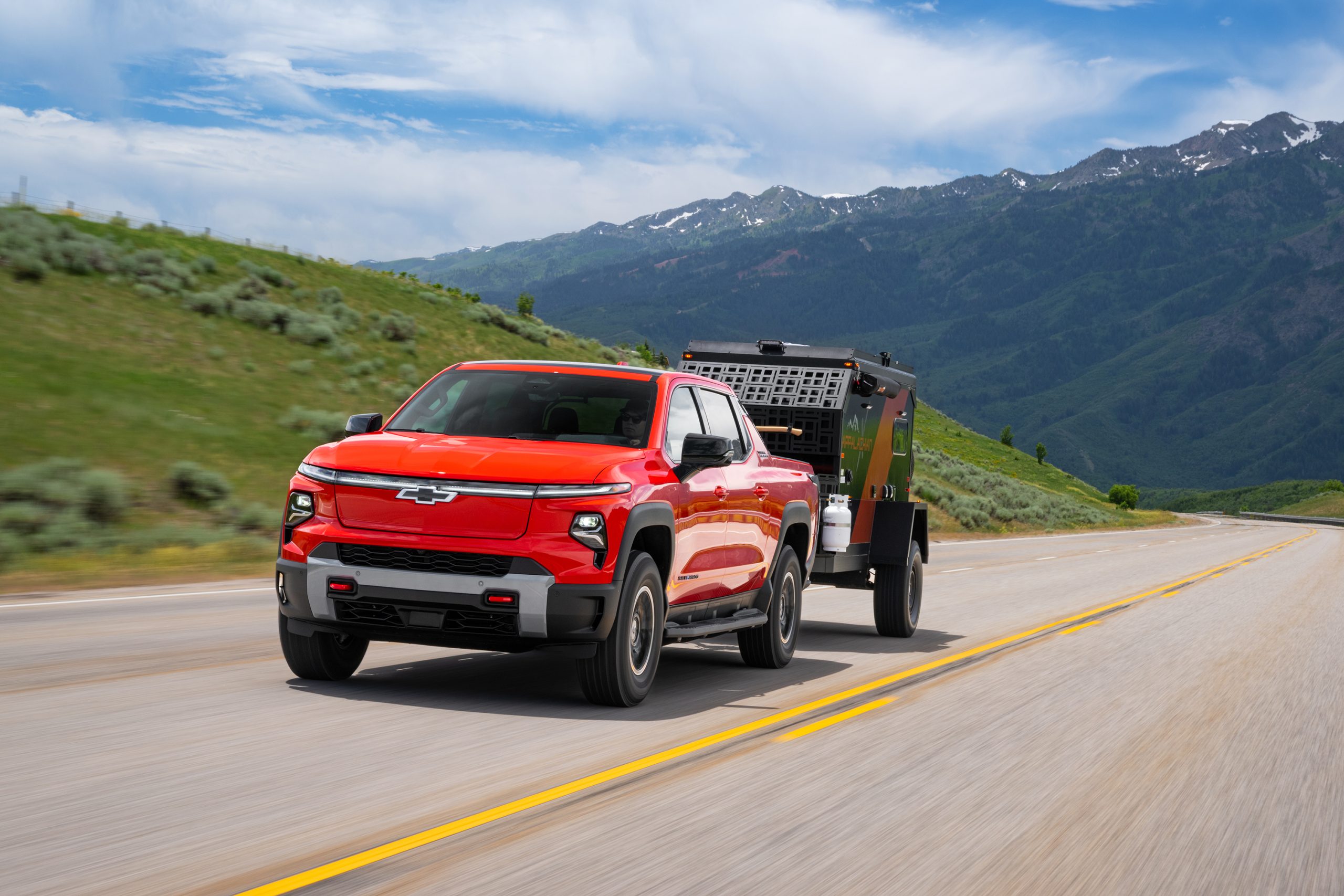 Silverado EV Trail Boss towing