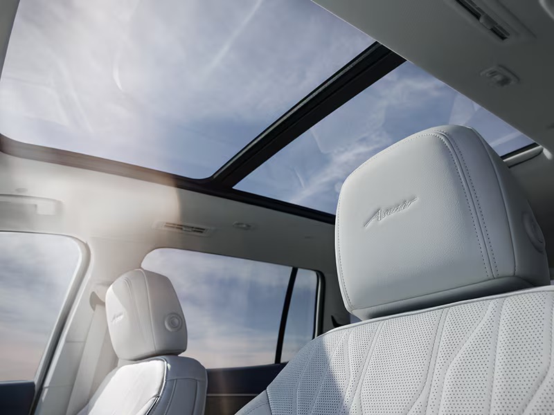 Panoramic sunroof