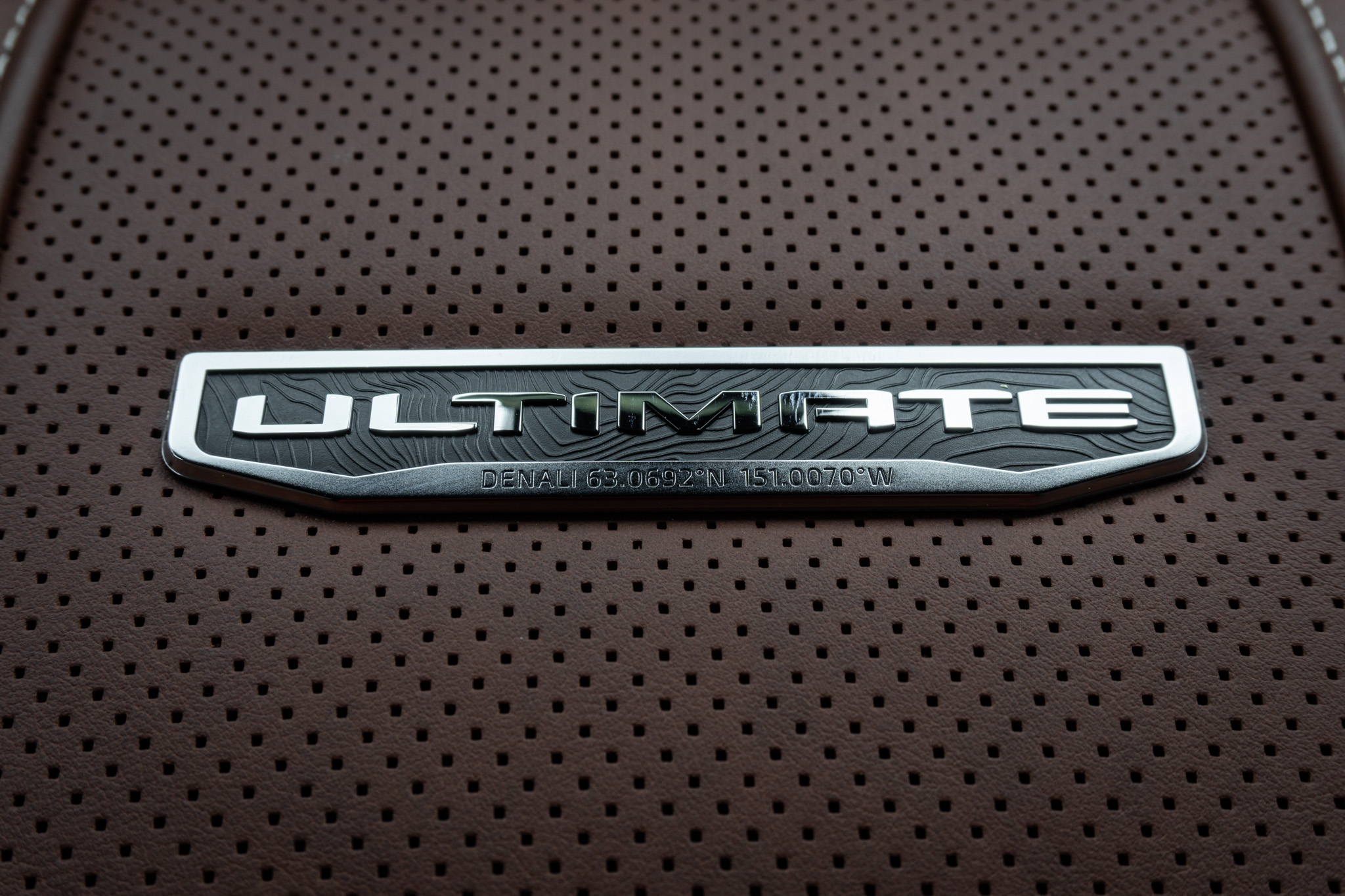 Seat badge blackout