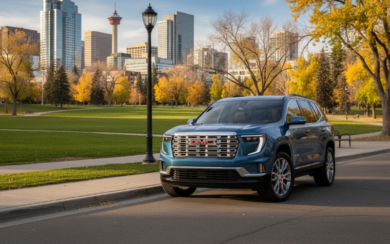 GMC Acadia midsize SUV at Shaganappi GM in Calgary