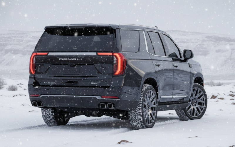 GMC Yukon SUV parked in a Calgary neighbourhood