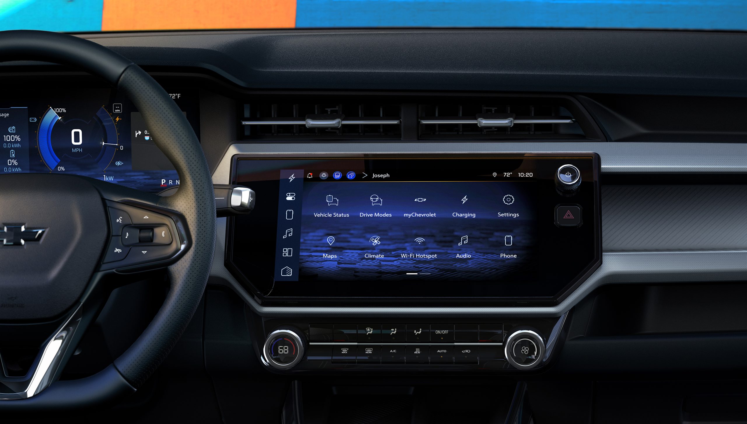 2027 Chevrolet Bolt digital infotainment touchscreen and driver information center display