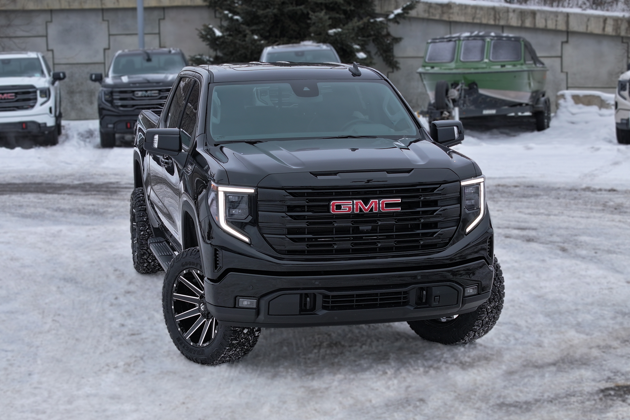 Fuel Wheels, Goodyear Duratracs, and a ReadyLift Suspension Kit makes this Elevation stand out