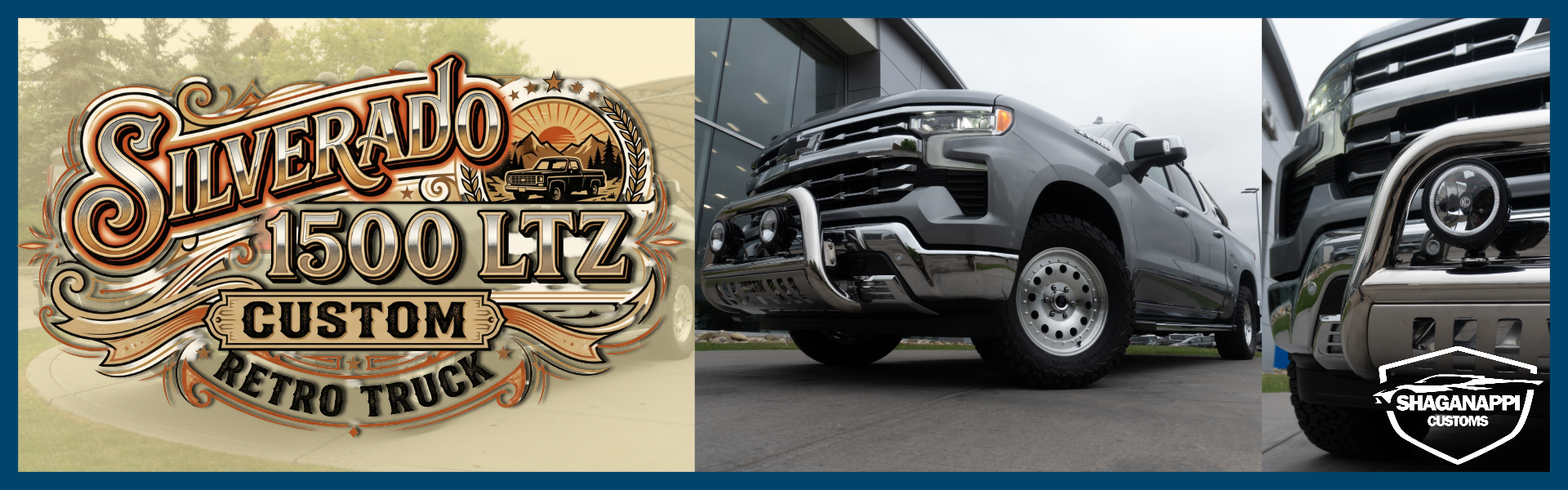 Custom Retro Truck Homepage Banner