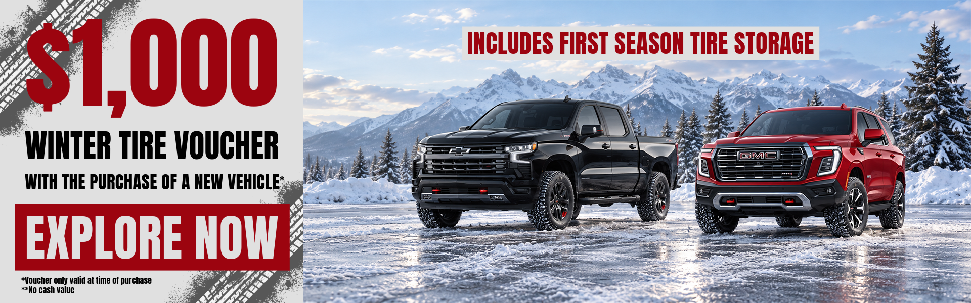 $1,000 Winter Tire Voucher