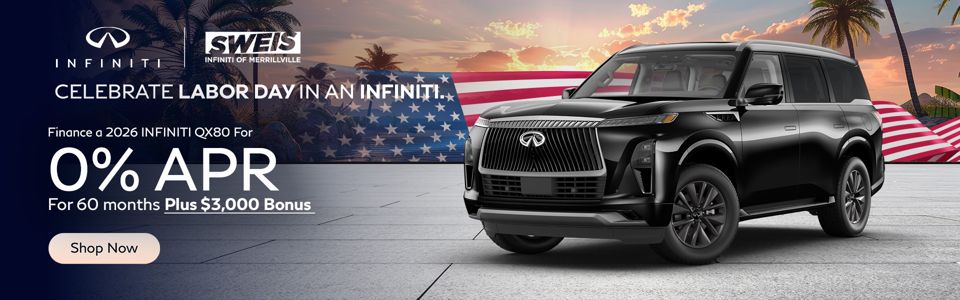 2026 INFINITI QX80 APR offer