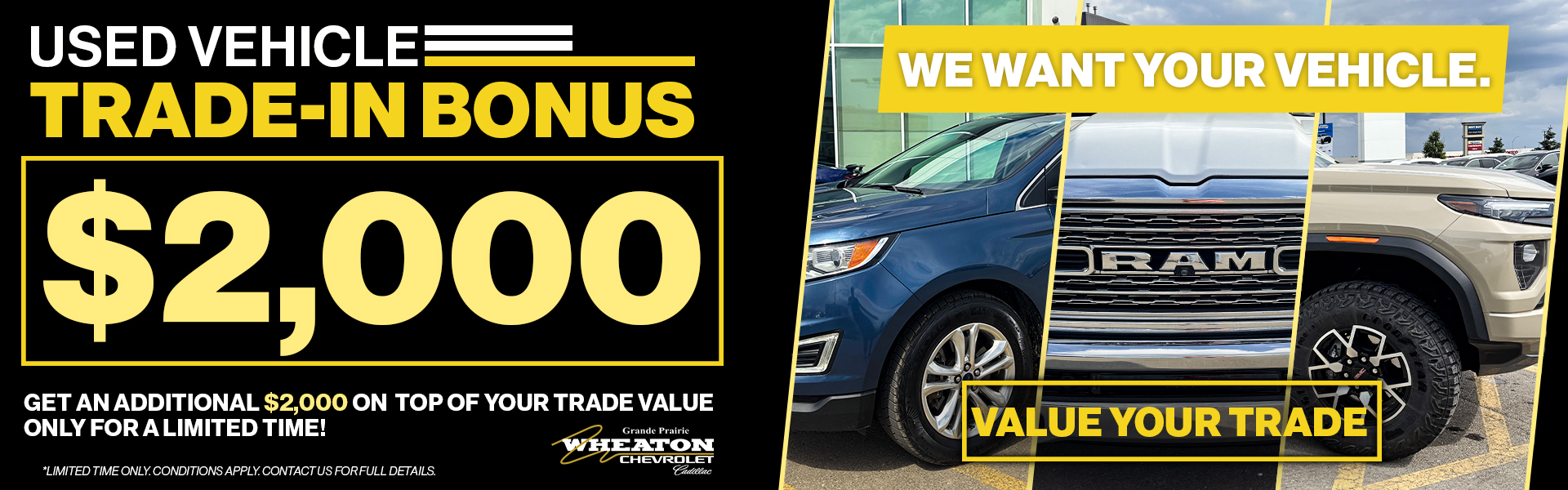 Trade-in Bonus Event Grande Prairie Wheaton