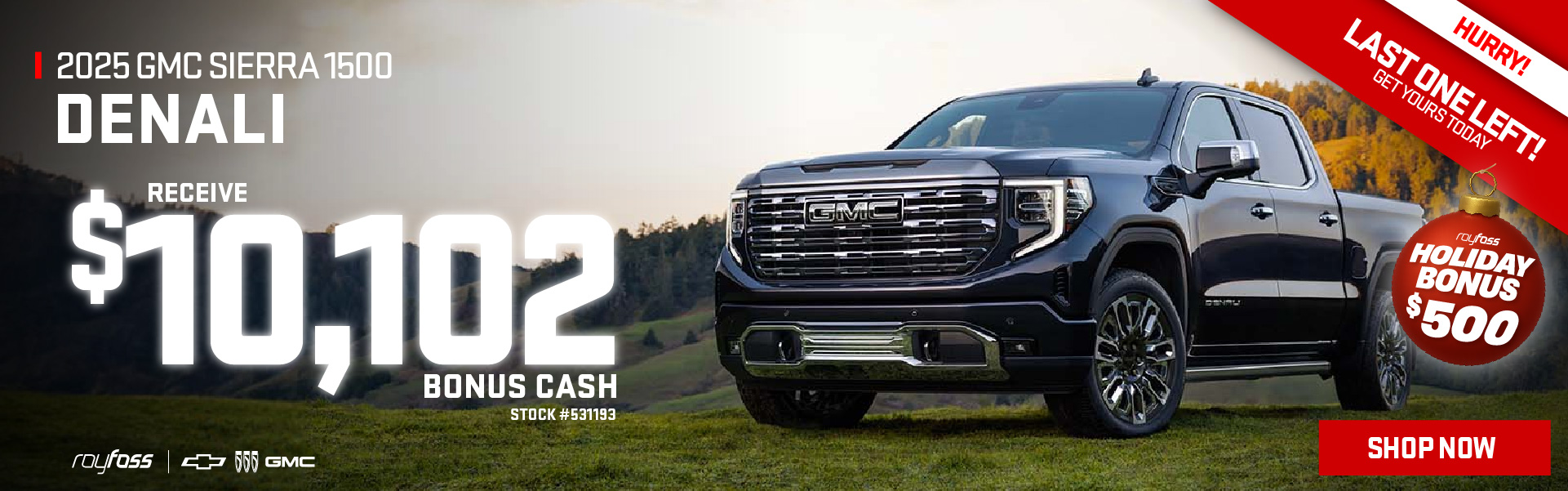 GMC Sierra 1500 Denali Cash Bonus