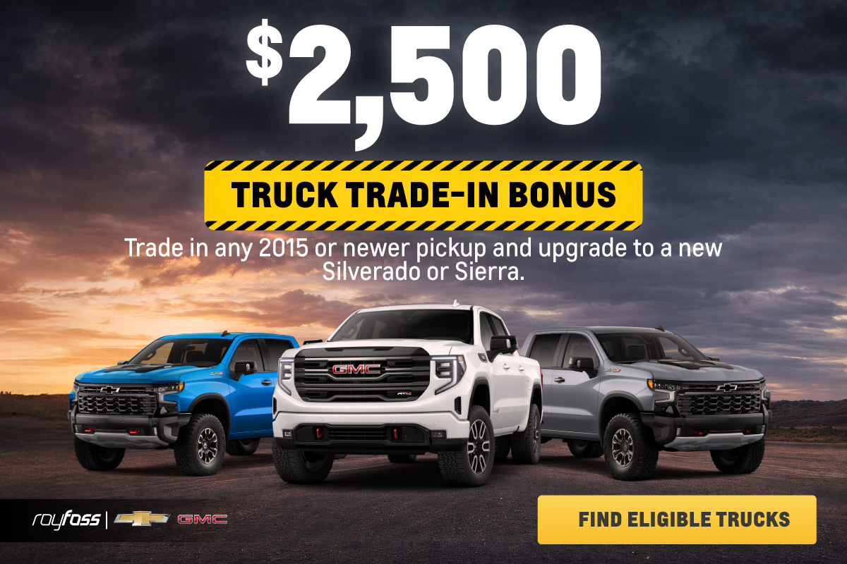 $2,500 Truck Trade-in Program