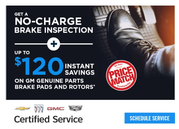No Charge Brake Inspection