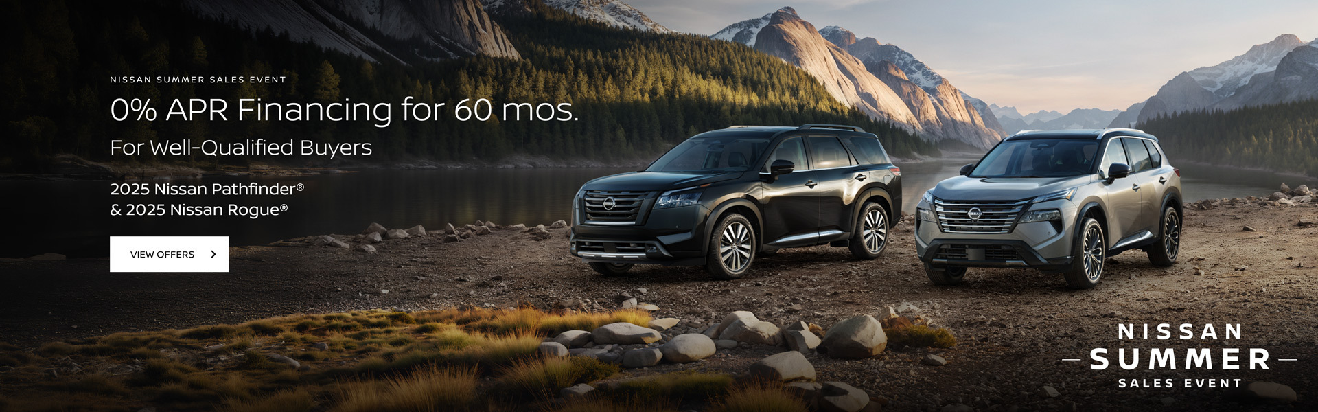 Nissan APR Offer - Memorial Day 0apr pathfinder and rogue