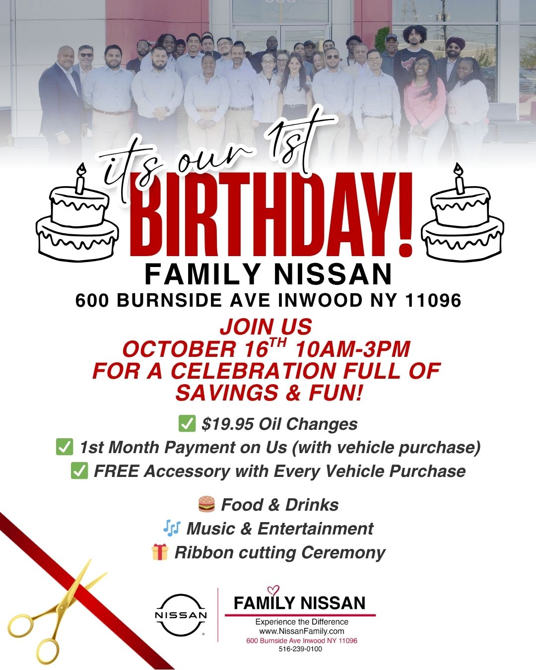 Family Nissan's 1st Birthday