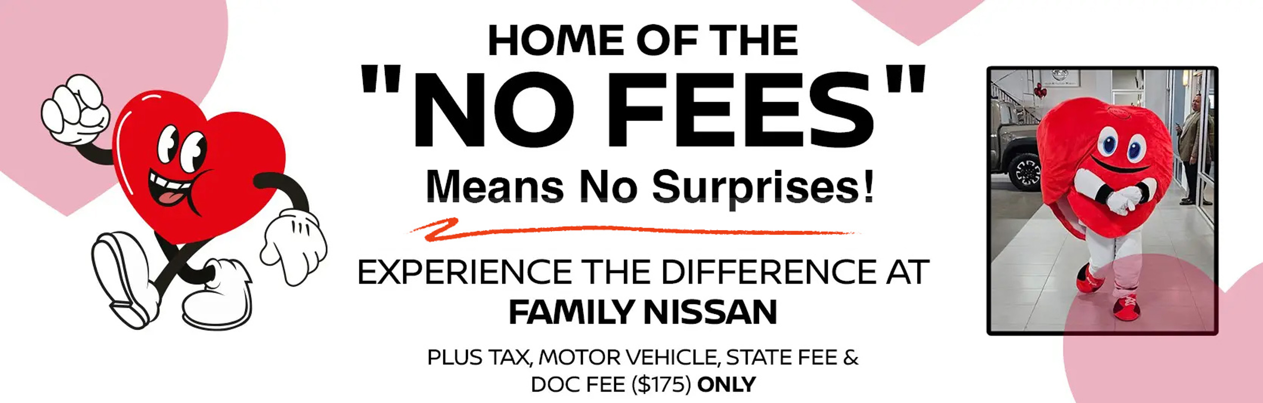No fees