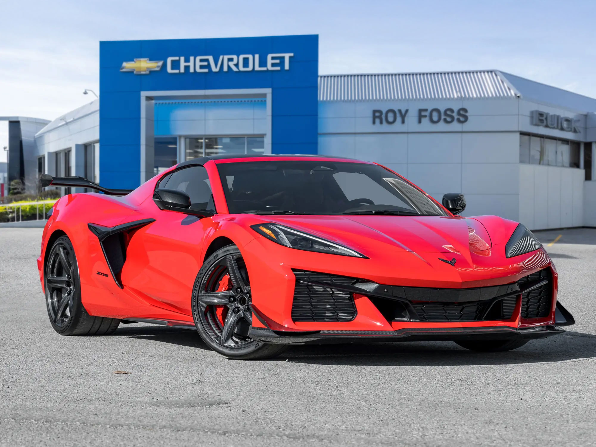 Roy Foss Chevrolet Buick GMC Thornhill | New Red Chevrolet Corvette
