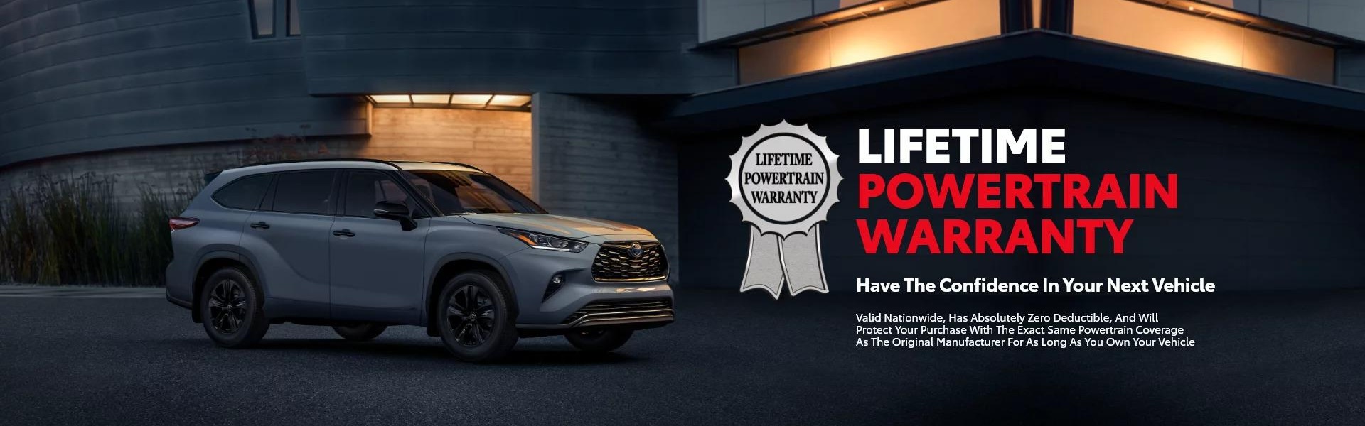 Lifetime Warranty HP banner