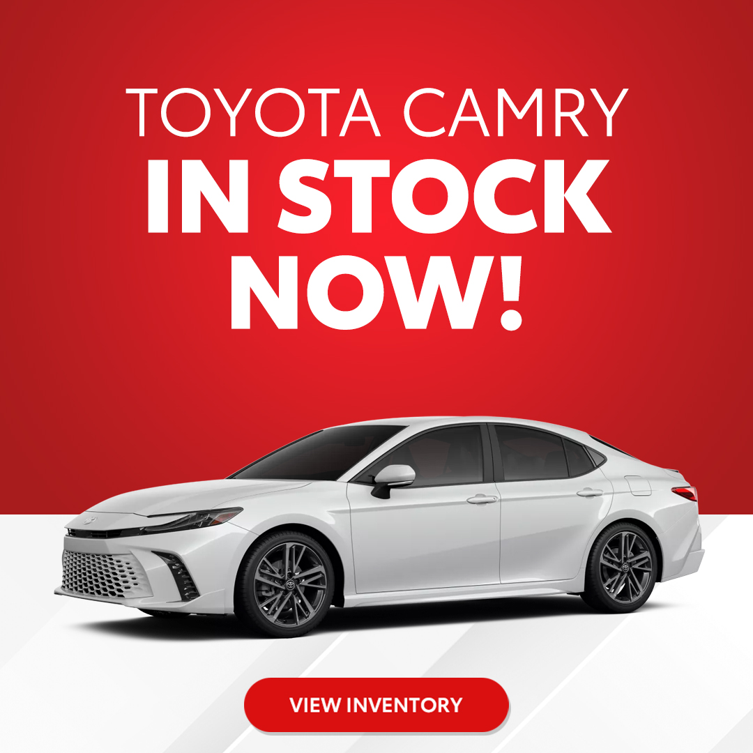 2025 Camry homepage promo banner