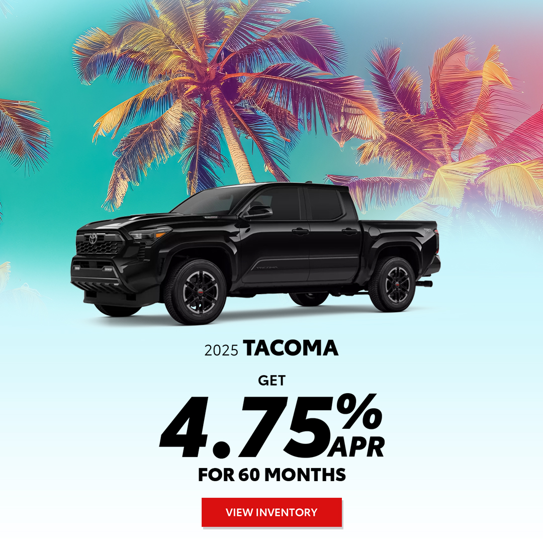 Amazing Deals on a 2025 Toyota Tacoma.