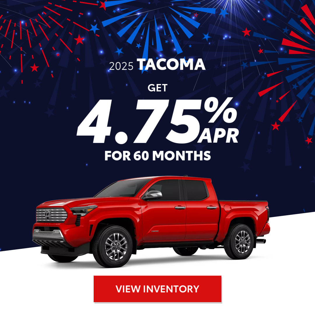 Amazing Deals on a 2025 Toyota Tacoma.